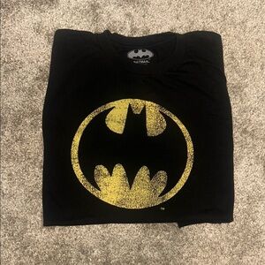 DC Comics Black and Yellow Batman Logo Tee